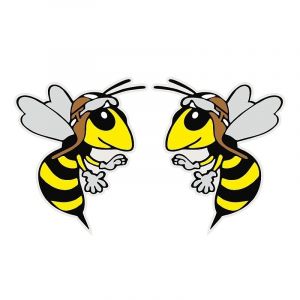 Stickerset Vespa Happy Wasp 40X50MM