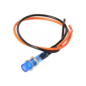 Indicator lamp Universal Blue 8MM 12 Volt
