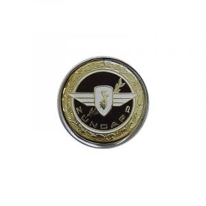 Sticker Zundapp Logo Gold/Black Round 100MM