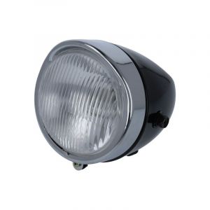 Headlight Complete Black Puch Maxi Side mounting