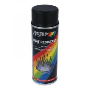 Motip Heat resistant varnish Black - 400 ML