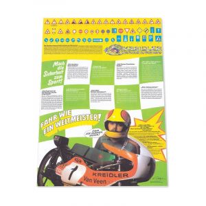 Poster Kreidler "Fahr wie ein Weltmeister" Reprint