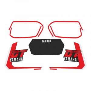 Stickerset Yamaha DT White/Red/Black