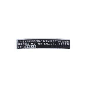 Sticker Windshield Honda MB50
