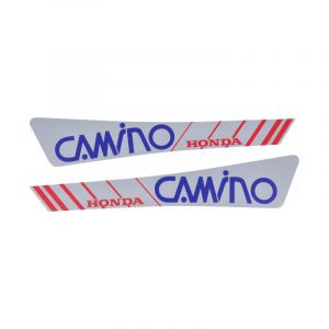 Stickerset Tank Honda Camino Blue/Grey/Red