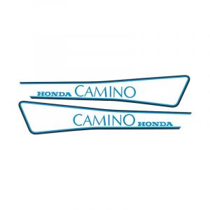 Stickerset Tank Honda Camino Blue/Black/Transparent