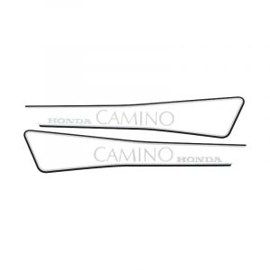 Stickerset Tank Honda Camino White/Black/Transparent