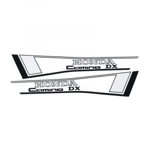 Stickerset Tank Honda Camino DX Black/White