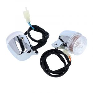 Flasher set Retro Chrome