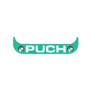 Sticker License Plate Holder Small Puch Logo Green