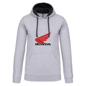 Sweater Honda Hoodie Grey