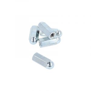 Cylinder Head Nut Silver Yamaha FS1