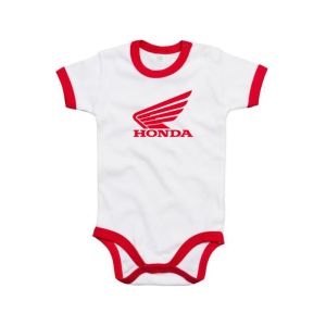 Romper Honda White/Red 6-12 Months