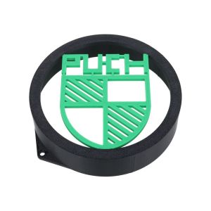 Flywheel lid with Puch Logo Green Low