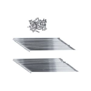 Spokes Set 187/190MM Chromed