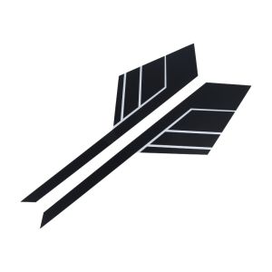 Tank stickerset Black Yamaha DT50M/125MX