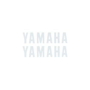 Stickerset Yamaha White 68X18MM