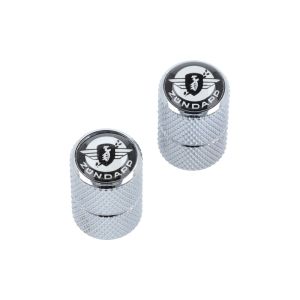 Air Valve Caps Zundapp Chrome/Black