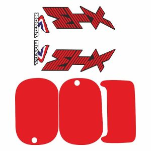 Stickerset Red Honda MTX80R2 /125/200