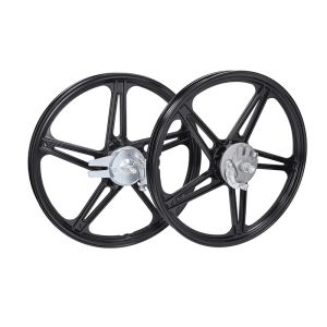 17 Inch Rim Set Fast Arrow Black Peugeot 103