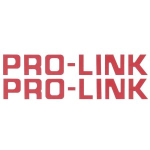 Stickerset Pro-Link Red 18CM
