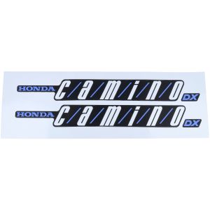 Tank Stickerset Honda Camino DX Blue/Black/White