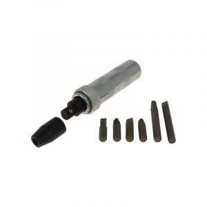 Impact screwdriver + 6 Bits