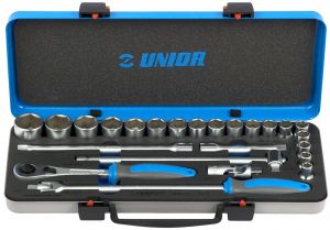 UNIOR BI Socket set 1/2" - 190BI6P24
