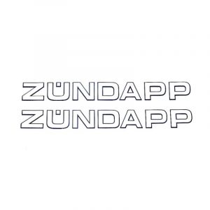 Stickerset Zundapp Tank 2 pieces