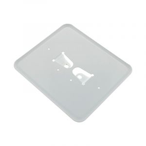 License plate holder Lying model WHITE