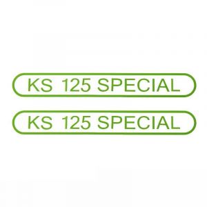 Stickerset Tank Zundapp KS125 Special Green