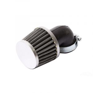 Powerfilter Angled Chrome 28MM