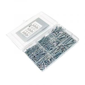 Assortment set Screws + Slotted Din 84 - 550 Pieces