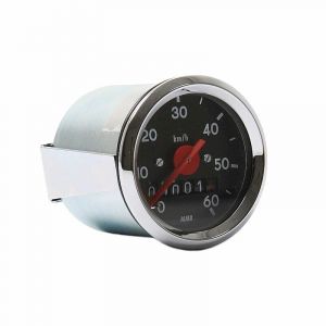 Speedometer 48MM VDO Replica Black Dial