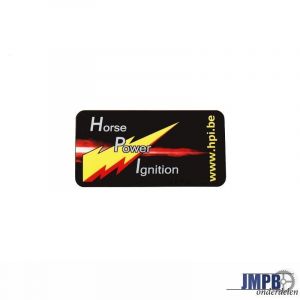 Sticker HPI Black 34X64MM