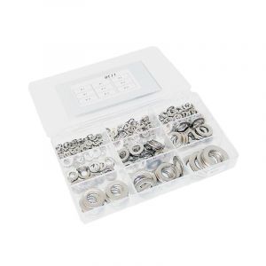 Assortment set Flat washers SS DIN 125-1 A - 390 Pieces