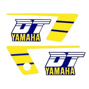 Stickerset Yamaha DT50MX Yellow/Blue
