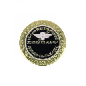 Zundapp Tank Emblem Black Weltrekorde
