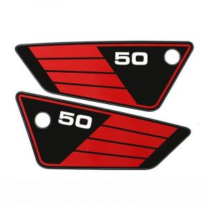 Side panel stickerset Yamaha FS1 3E9 Red/Black