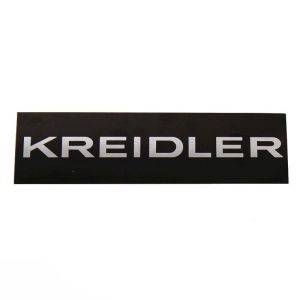 Sticker Kreidler Black/Chrome 111X32MM