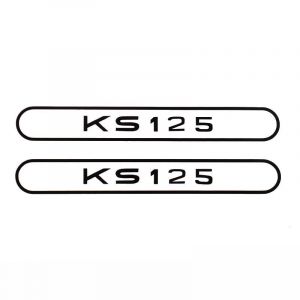 Stickerset Tank Zundapp KS125 Black