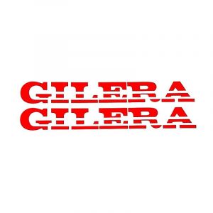 Sticker set Turbo Gilera Red