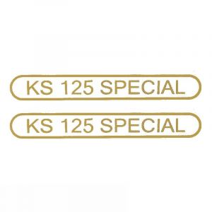 Stickerset Tank Zundapp KS125 Special Gold