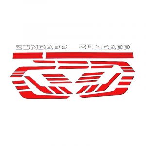 Stickerset Zundapp 529/530 - Red 