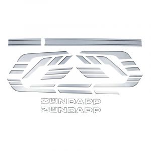 Stickerset Zundapp 529/530 - Silver/Grey