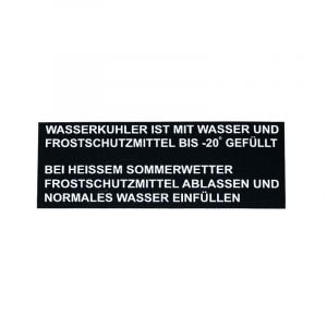 Sticker Radiator Zundapp