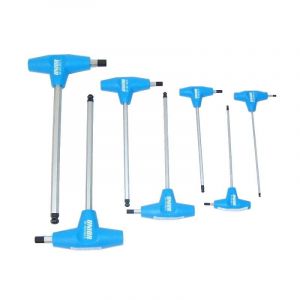 Unior T-Handle Ball-end hexagonal screwdriver Set 7-Pieces