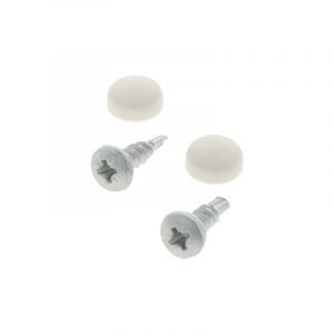 Mounting set License plate White