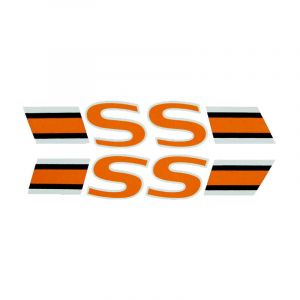 Stickerset SS Orange/Black Yamaha