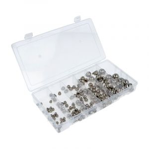 Assortment set Low Cap nuts - 150 Pieces